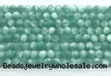 CAS330 15.5 inches 6mm round peacock angelite gemstone beads