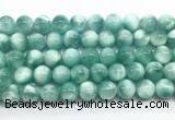 CAS333 15.5 inches 12mm round peacock angelite gemstone beads