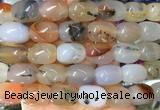 AGBS107 15 inches 13*18mm drum agate gemstone beads wholesale