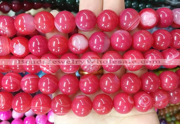 AGBS122 15 inches 14mm round agate gemstone beads wholesale