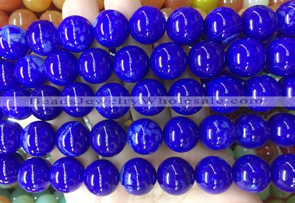 AGBS130 15 inches 14mm round agate gemstone beads wholesale