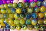 AGBS142 15 inches 14mm round agate gemstone beads wholesale