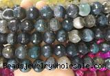 AGBS162 15 inches 16mm faceted round agate gemstone beads wholesale