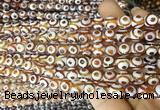 AGBS179 15 inches 6mm round tibetan dzi agate beads wholesale