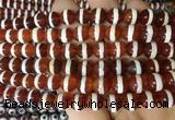 AGBS188 15 inches 8mm round tibetan dzi agate beads wholesale