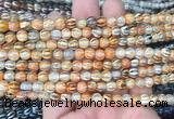 AGBS201 15 inches 6mm round tibetan dzi agate gemstone beads