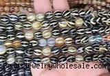 AGBS213 15 inches 8mm round tibetan dzi agate gemstone beads