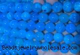 AGBS352 15 inches 12mm round blue dragon veins agate beads wholesale AGBS352 15 inches 12mm round blue dragon veins agate beads wholesale