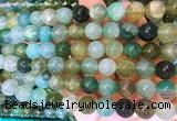 AGBS370 15 inches 10mm round green dragon veins agate beads wholesale AGBS370 15 inches 10mm round green dragon veins agate beads wholesale