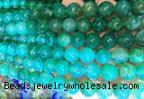AGBS387 15 inches 10mm round green dragon veins agate beads wholesale AGBS387 15 inches 10mm round green dragon veins agate beads wholesale