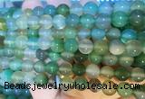 AGBS395 15 inches 8mm round green agate beads wholesale AGBS395 15 inches 8mm round green agate beads wholesale