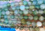 AGBS396 15 inches 10mm round green agate beads wholesale AGBS396 15 inches 10mm round green agate beads wholesale