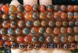 AGBS423 15 inches 8mm faceted round sugar heart agate beads wholesale AGBS423 15 inches 8mm faceted round sugar heart agate beads wholesale