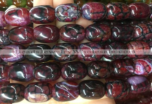 AGBS85 15 inches 13*18mm drum agate gemstone beads wholesale