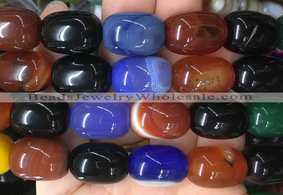 AGBS99 15 inches 13*18mm drum agate gemstone beads wholesale