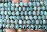 AMBS08 15 inches 4*8mm - 6*9mm faceted nuggets AB-color amazonite beads AMBS08 15 inches 4*8mm - 6*9mm faceted nuggets AB-color amazonite beads