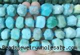 AMBS15 15 inches 12*16mm - 13*18mm faceted nuggets amazonite beads AMBS15 15 inches 12*16mm - 13*18mm faceted nuggets amazonite beads