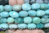 AMBS16 15 inches 12*16mm - 13*18mm faceted nuggets amazonite beads AMBS16 15 inches 12*16mm - 13*18mm faceted nuggets amazonite beads