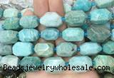 AMBS17 15 inches 13*18mm - 15*20mm faceted nuggets amazonite beads AMBS17 15 inches 13*18mm - 15*20mm faceted nuggets amazonite beads