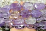 ANBS06 15 inches 18*25mm - 22*30mm faceted freeform ametrine beads ANBS06 15 inches 18*25mm - 22*30mm faceted freeform ametrine beads