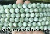 ASBS11 15 inches 10mm round green angelite gemstone beads wholesale ASBS11 15 inches 10mm round green angelite gemstone beads wholesale