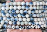 BIBS09 15 inches 8mm round blue ice glacierite stone beads wholesale