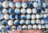 BIBS11 15 inches 12mm round blue ice glacierite stone beads wholesale