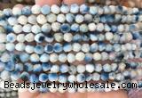 BIBS14 15 inches 6mm faceted nuggets blue ice glacierite stone beads wholesale