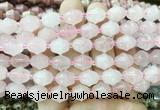 BLBS01 15 inches 10*11mm bell rose quartz beads wholesale