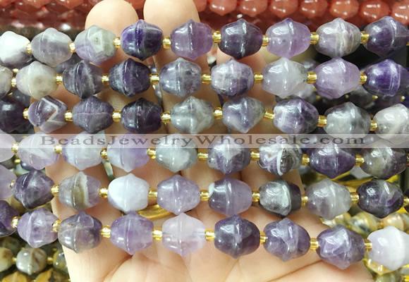 BLBS02 15 inches 10*11mm bell amethyst beads wholesale