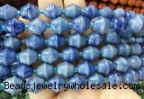 BLBS07 15 inches 10*11mm bell blue aventurine jade beads wholesale