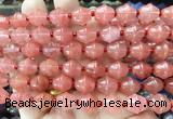 BLBS08 15 inches 10*11mm bell cherry quartz beads wholesale