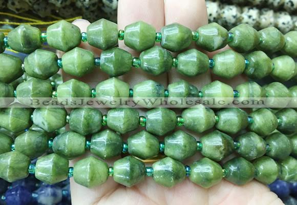 BLBS10 15 inches 10*11mm bell China jade beads wholesale