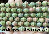 BLBS12 15 inches 10*11mm bell unakite beads wholesale