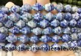 BLBS28 15 inches 10*11mm bell blue spot stone beads wholesale