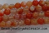 CAA1045 15.5 inches 4mm round dragon veins agate beads wholesale