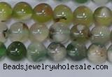 CAA1090 15.5 inches 6mm round sakura agate gemstone beads