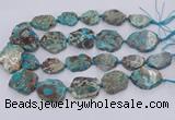 CAA1160 15.5 inches 20*25mm - 35*45mm freeform ocean agate beads