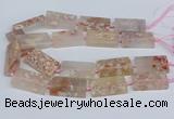 CAA1167 15.5 inches 22*40mm rectangle sakura agate gemstone beads