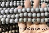 CAA1310 15.5 inches 10mm round matte plated druzy agate beads