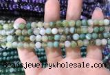 CAA1584 15.5 inches 4mm round banded agate beads wholesale