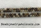 CAA1821 15.5 inches 6mm round banded agate gemstone beads