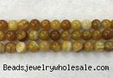 CAA1856 15.5 inches 16mm round banded agate gemstone beads