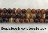 CAA1865 15.5 inches 14mm round banded agate gemstone beads