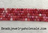 CAA1891 15.5 inches 6mm round banded agate gemstone beads