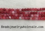 CAA1892 15.5 inches 8mm round banded agate gemstone beads