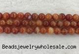 CAA1905 15.5 inches 14mm round banded agate gemstone beads