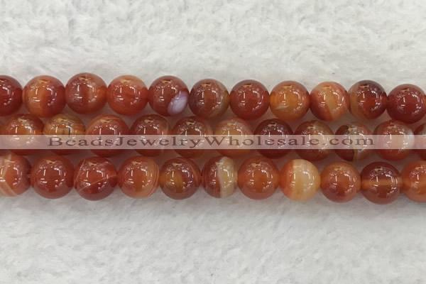 CAA1906 15.5 inches 16mm round banded agate gemstone beads