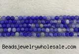 CAA1941 15.5 inches 6mm round banded agate gemstone beads