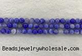 CAA1942 15.5 inches 8mm round banded agate gemstone beads